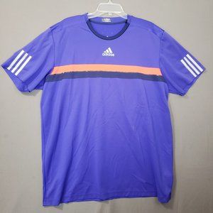 Adidas Andy Murray Barricade Short Sleeve Crew Neck Tennis Shirt, Youth XL